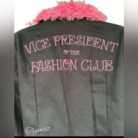 Size XXL………Black Moto Jacket with Pink Faux Fur & Printed Lining. New……Daria - Picture 9 of 11